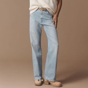 MOTHER Women's Light Blue Straight Leg Jeans